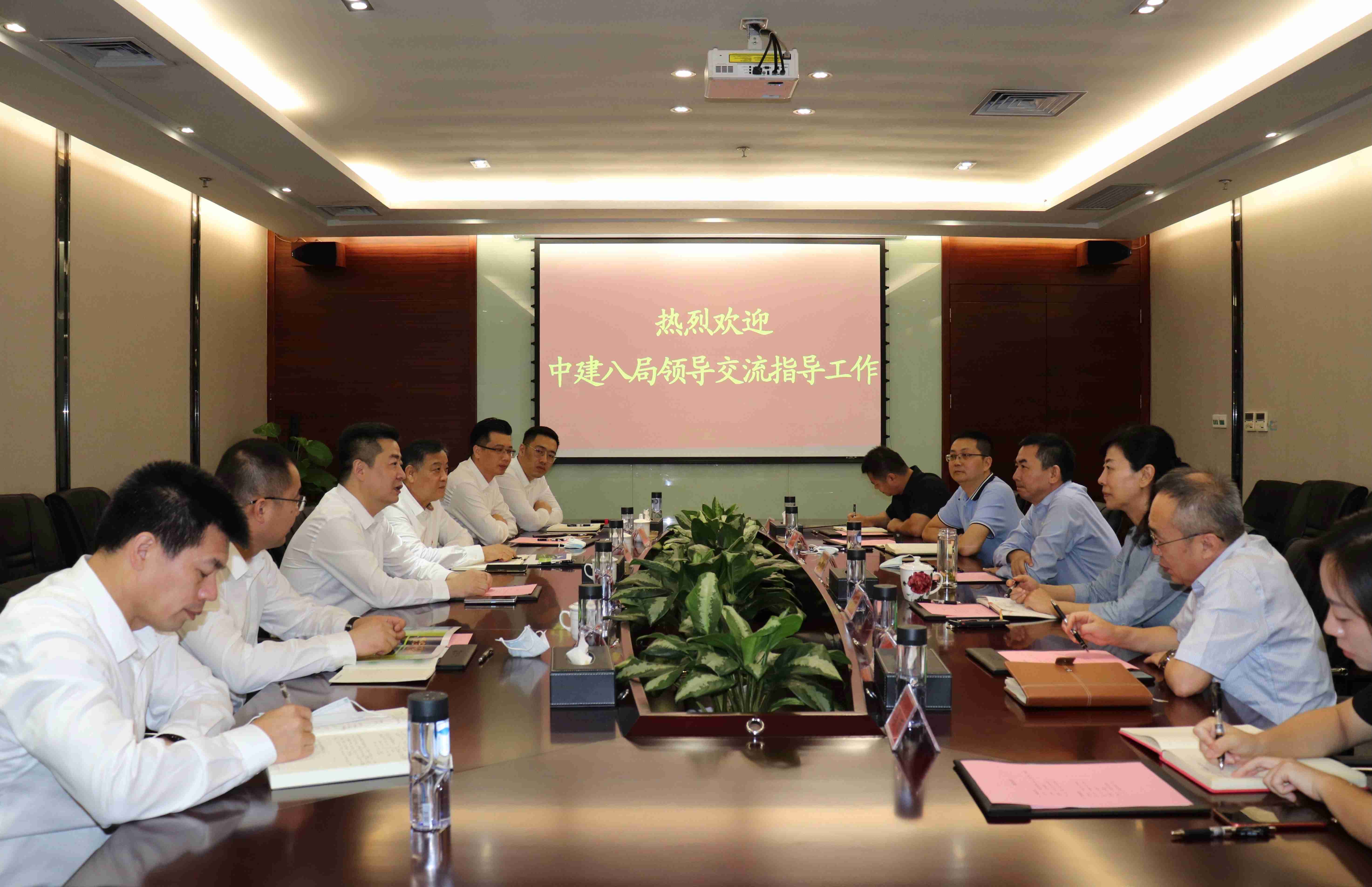 中国修建第八工程局向导到访美高梅